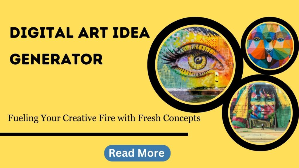 Digital art idea generator